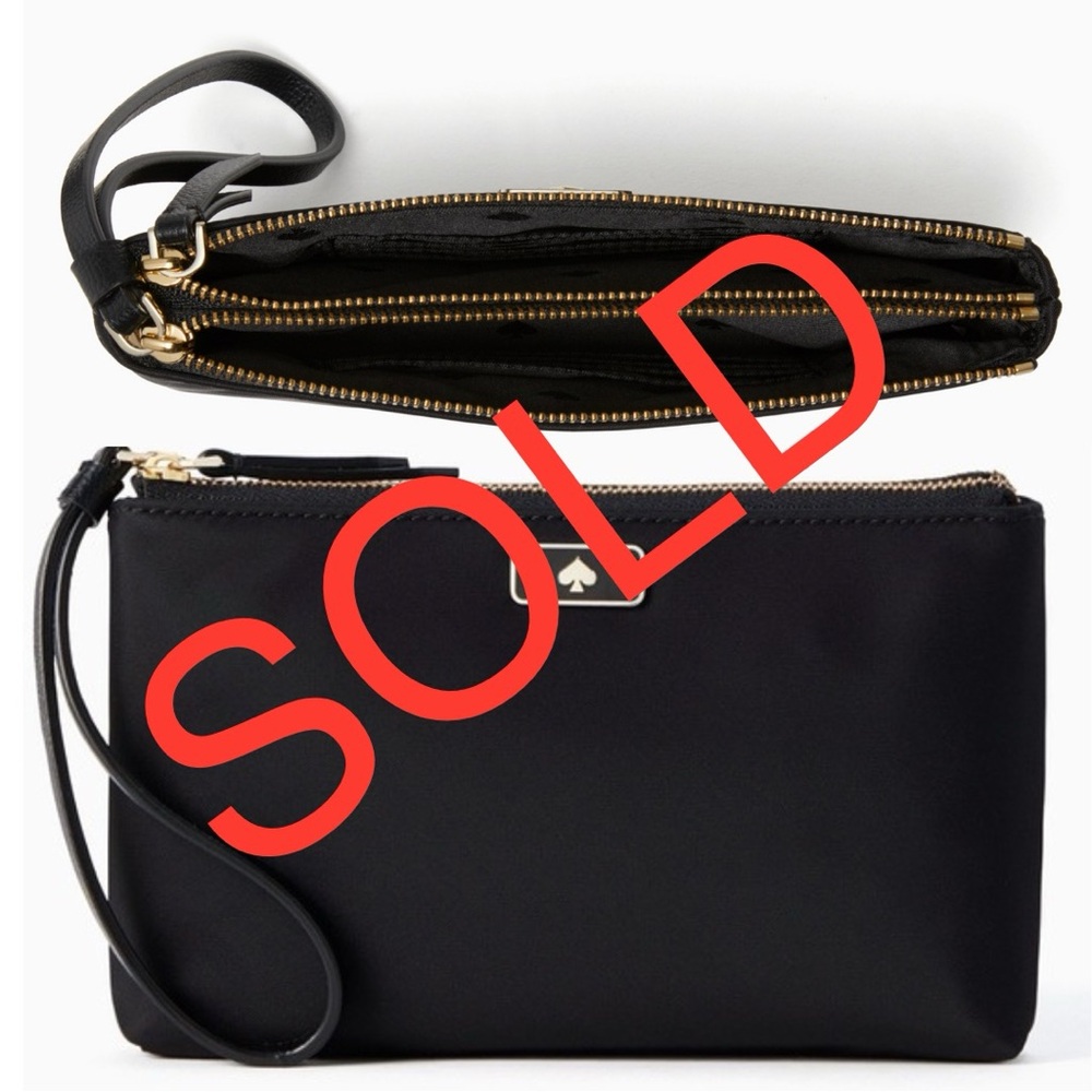NWT Kate Spade Dawn Medium Double Zip Wristlet